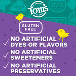 Tom's of Maine Toddler Fluoride Free Toothpaste, Mild Fruit, 3 Pack, 1.75oz