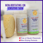 California Baby Super Sensitive Bubble Bath | 100% Plant-Based Kids Bubble Bath | Gentle Unscented Baby Bubble Bath | Free Bubble Wand | 384 mL / 13oz