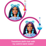 Barbie Cutie Reveal Care Bears Doll & Accessories, Series 2 Dream Bright Bear with 10 Surprises Including Color Change & Mini Bear