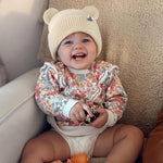 FURTALK Baby Beanie Winter Hat with Bear Ear for Infant Toddler Boys Girls Soft Knitted Skull Cap
