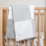 Burt's Bees Baby Reversible Blanket, Nursery, Stroller & Tummy-Time Organic Jersey Cotton Quilted Infant & Toddler Bedding