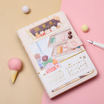 KetA Kawaii Journal Notebook – Cute Aesthetic Japanese Stationery, 256 Pages – Perfect for Girls, Teens & Women for Drawing, Writing, and Scrapbooking