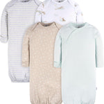 Gerber Baby Boy and Girls 4-Pack Sleeper Gown