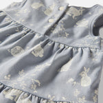 Little Planet by Carter's Baby Girl Dress Made with Organic Cotton, Bunny Print, 3M