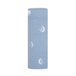 aden + anais Comfort Knit Baby Swaddle Blanket for Newborn Girl and Boy, Super Soft Cotton with Spandex, Versatile Stroller Cover, Burp Cloth, Nursing Shield, 47 x 47 Inch, Blue Moon
