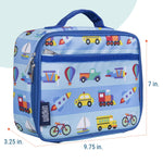 Wildkin Kids Insulated Lunch Box, Keeps Food Hot or Cold, BPA-Free with Mesh Pockets & Easy-Clean Lining – Ideal for School, Travel & Daycare – On the Go