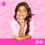 Smart Care Barbie Bandage Kit, Kids Bandages Variety Pack, 3 Assorted Sizes, 100CT with Collectible Barbie Tin Case