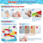 Bath Toys for Kids Ages 4-8 3-5 Toddler Bath Toys 38 PCS Fun Bathtub Shower Toys DIY Marble Run Slippery Slide Birthday Gift for 2 3 4 5 6 7 8 Year Old Boys Girls