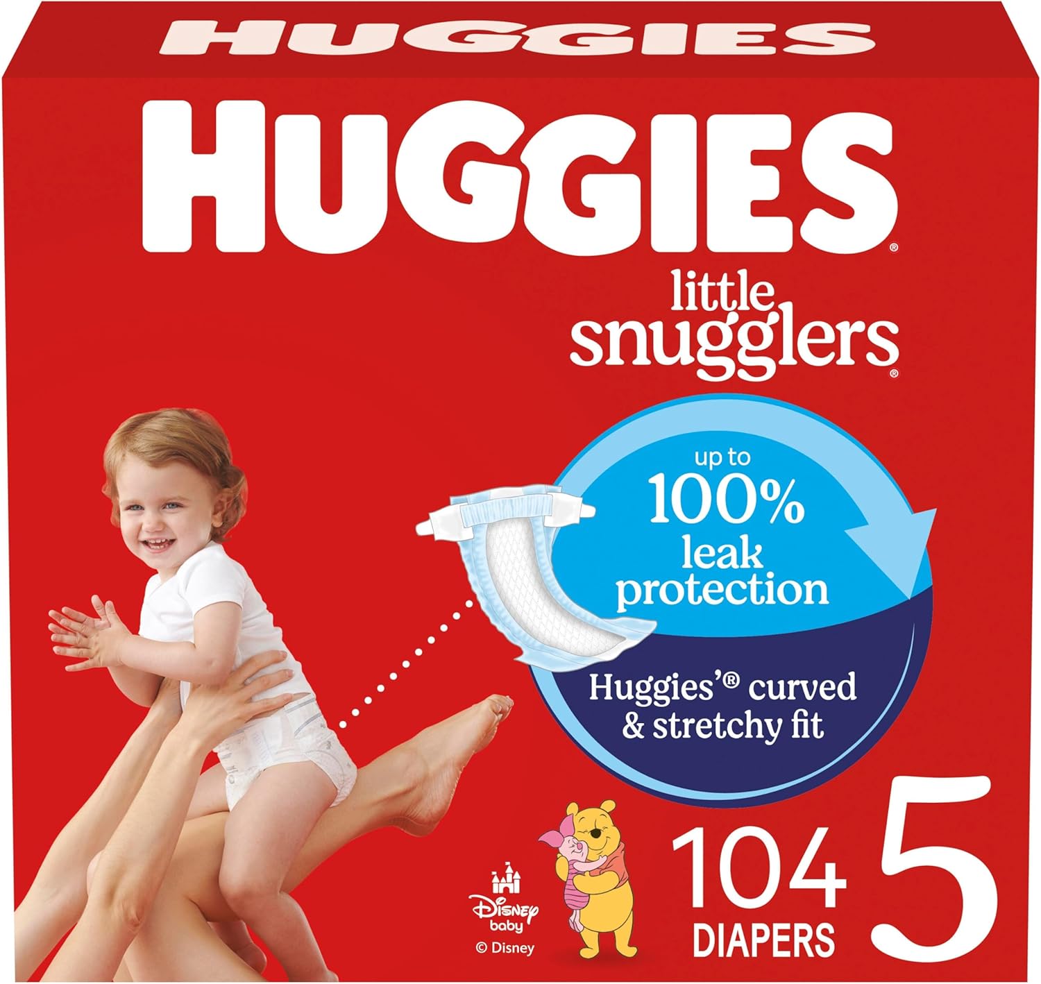 Huggies Size Newborn Diapers, Little Snugglers Baby Diapers, Size Newborn (up to 10 lbs), 31 Count, Packaging May Vary