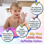 Color MyBath – Bath Color Tablets for Kids, 300 Count Jar – Color Changing, Non-Toxic, Non-Staining, Fragrance-Free – Mix Your Own Rainbow, Fun & Educational – Made in USA (1-Pack)
