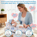 LLCJYYCY Nursing Pillow – Ergonomic Breastfeeding & Bottle Feeding Support, Standard Size, Breathable with Washable Cover, Hypoallergenic, Ideal for Tummy Time and Sitting Support