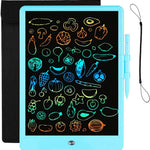 LCD Writing Tablet Drawing Tablets for Kids 10Inch with Protect Bag,LEYAOYAO Colorful Screen Drawing Board Doodle Scribbler Pad Learning Educational Toy - Gift for 3-6 Years Old Boy Girl (Blue)