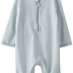 Little Planet by Carter's Neutral 1-piece Rashguard, Blue Stripes, 3M