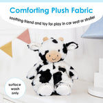 Kids Preferred Carter's Squishy Cow Stuffed Animal, Baby Cow Plush for Kids, Girls, Boys, Babies and Toddlers with Beans and Embroidered Details