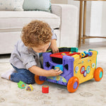 VTech Sort and Discover Activity Wagon for Toddlers, Red