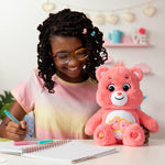 Care Bears 14" Love-A-Lot Bear Plushie - Medium Size - Pink Plush for Ages 4+ – Perfect Stuffed Animal Holiday, Birthday Gift, Super Soft and Cuddly – Good For Girls and Boys, Collectors