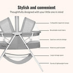 Dream On Me Karley Bassinet, Award Winner Lightweight Travel Baby Bassinet, Foldable Bedside Sleeper, Adjustable Double Canopy, Spacious Design, Soft Fabric, Storage Basket – Dark Gray