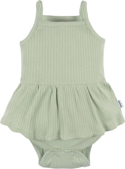 Gerber Baby Girls Multi-Pack Sleeveless Onesies Bodysuit