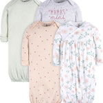 Gerber Baby Boy and Girls 4-Pack Sleeper Gown