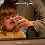 Frida Baby Saline Rinse for Toddler, Kids, Ages 2+, Saline Rinse for Sinus, Instant Congestion Relief & Allergy Relief, Flush Out Allergens, Mucus, Pollen, Dust, Safe for Daily Use