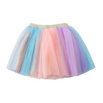Jastore Girls Layered Rainbow Tutu Skirt Dance Dress Ruffle Tiered Clubwear(Pink+Purple,0-24 Months)