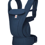 Ergobaby Omni Deluxe Baby Carrier for Newborn to Toddlers 0-48 Months (7-45 lbs) - 4-Position Breathable Mesh Baby Carrier with Ergonomic Support, Storage Pockets, and Sun Hood - Midnight Blue