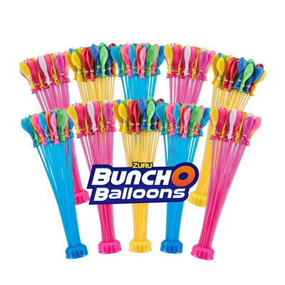 Original Bunch O Balloons Tropical Party 330+ Rapid-Filling Self-Sealing Water Balloons (Amazon Exclusive 10 count, pack of 1) by ZURU Water Balloon for the Whole Family, Kids, Teens and Adults