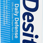Desitin Daily Defense Baby Diaper Rash Cream with Zinc Oxide to Treat, Relieve & Prevent diaper rash, Hypoallergenic, Dye-, Phthalate- & Paraben-Free, 4 oz