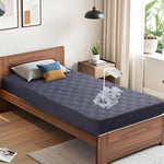 BEDLORE Waterproof Mattress Protector, King Size Mattress Pad with Deep Pocket 6"-18" Depth, Soft Noiseless Dirt-Proof Bed Mattress Cover Washable for Home, Bedroom, Hotel (Gray)