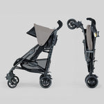 Chicco Liteway® Stroller, Compact Fold Lightweight Aluminum Frame Umbrella Baby Stroller, for Use with Babies and Toddlers up to 40 lbs. | Dune/Brown