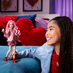Mattel Disney Descendants: The Rise of Red Fashion Doll & Accessory, Bridget, Young Queen of Hearts with Movie-Inspired Clothes & Cupcake