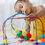 Melissa & Doug Classic Bead Maze - Wooden Educational Toy Wooden Bead Maze Toy for Toddlers Ages 3+