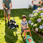 Kids Lawn Mower with Realistic Grass-Cutting Action and Sounds – No Batteries Required | Fun Outdoor Push Toy, Birthday Gift & Holiday Present for 3, 4, 5, 6, 7, 8 Year Old Boys and Girls (Green)