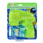 Light Up Bubble Blaster – Auto Bubble Blower for Kids, Outdoor Summer & Pool Party Toy (Includes 4oz Solution, Receive One Blaster - Color at Random)