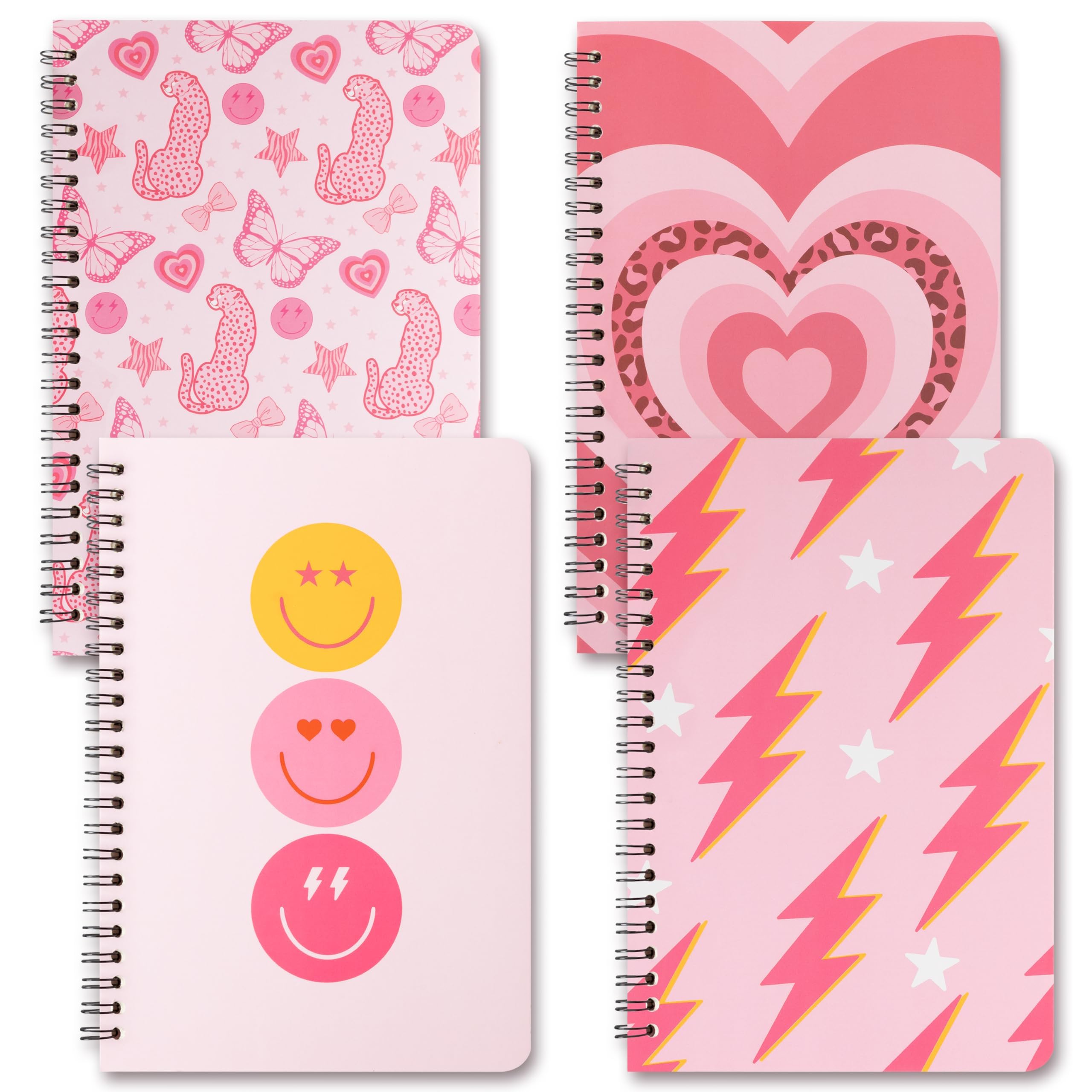 L1rabe 4 A5 Preppy Spiral Notebooks Back to - New Arrivals - L1rabe ...