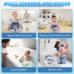 Mostop Baby Bath Seat for Babies 6 Months & Up - Non-Slip Infant Bathtub Chair with Suction Cups - Sit Up Bath Seat for Baby Toddlers - Toddler Bath for Baby Sitting Up, Easy to Clean