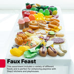 Step2 101-Piece Play Food Assortment, Pretend Kitchen Playset, Vegetables, Fruit, Dessert, For Toddlers Ages 2-6 Years