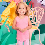 Garanimals Baby & Toddler Girl Solid Tank Tees - Kid's Sleeveless Tank Top - Size 6-9 Months - Pink, Orange, Blue, White - 5 Pack