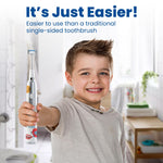 Triple Bristle Kids Sonic Three Sided Toothbrush, 1 Pack