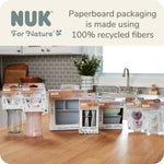 NUK for Nature Suction Plate and Lid, Leak-Proof Lid, Microwave, Freezer, & Top Rack Dishwasher Safe, BPA & Latex-Free, Pack of 1