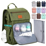 PILLANI Baby Diaper Bag Backpack - Large Bag for Boys & Girls, Waterproof Diaper Backpack - Travel Diaper Bags w/Changing Pad, Baby Registry Search & Shower Gifts - Essentials Must Haves Newborn Stuff