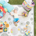 Extra Large Baby Play Mat 79x70, Foldable Baby Play Mat for Floor, Waterproof, Safe & Thick Playmats for Babies and Toddlers, Non-Slip Backing Safe for Crawling&Tummy Time, Indoor & Outdoor Use