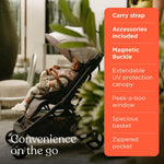 Ergobaby Metro 3 Deluxe Baby Stroller for Newborns, Infants, and Toddlers | Camel
