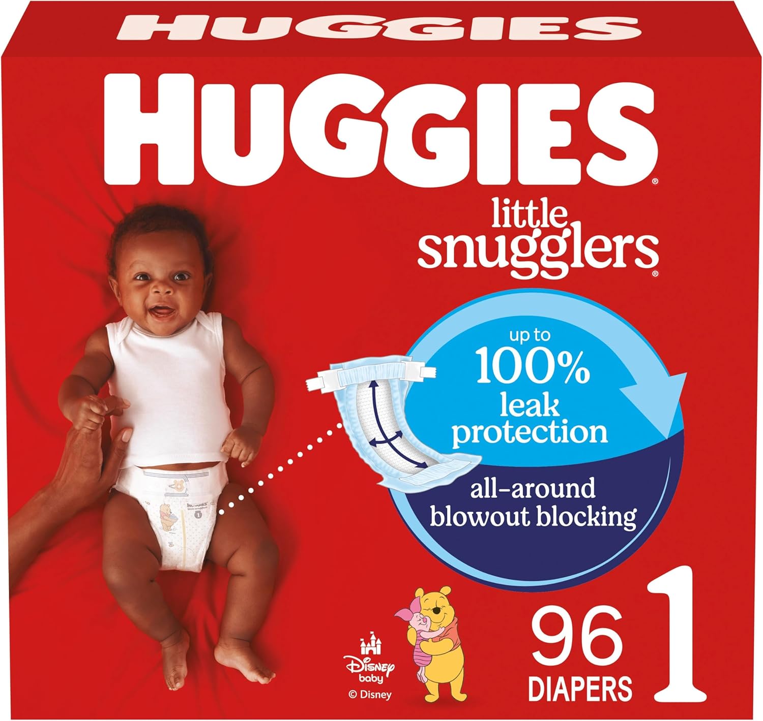Huggies Size Newborn Diapers, Little Snugglers Baby Diapers, Size Newborn (up to 10 lbs), 31 Count, Packaging May Vary