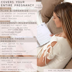 Pregnancy Journal for First Time Moms | Weekly Pregnancy Tracker & Baby Book | 200-Page Maternity Journal | Pregnancy Must Haves Keepsake Gift | Premium Hardcover Pregnancy Book for Expecting Moms