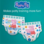 Easy Ups Girls & Boys Potty Training Pants, Size 3T-4T, 124 Count, Peppa Absorbent Training Underwear, Up to 100% Leakproof Day and Night, Hypoallergenic (Packaging May Vary)
