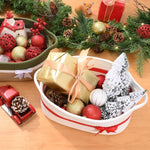 Degeyoyo Baskets for Gifts Empty, Gift Basket, Bow Basket for Gifts, 12" x 8" x 5" Small Baskets with Gift Bag and Ribbon for Organizing, Christmas, Birthday, Baby Shower