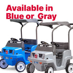 Step2 Side-by-Side Push Around SUV, Kids Push Car, 2 Seats, Stroller Substitute, Includes Seat Belts & Horns, Made of Durable Plastic, Max Weight 100 lbs., For Toddlers 1.5-5 Years Old, Blue