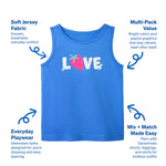 Garanimals Baby & Toddler Girl Lemon Tank Tees - Kid's Sleeveless Tank Top - Size 3-6 Months - Blue, White, Yellow, Pink - 5 Pack