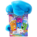 Happy Nappers: Care Bears 26" Pillow Pocket Pal - Grumpy Bear - Plush Character Pillow Case, Animal Cover w/Weighted Paws, Soft Huggable Companion, Kids